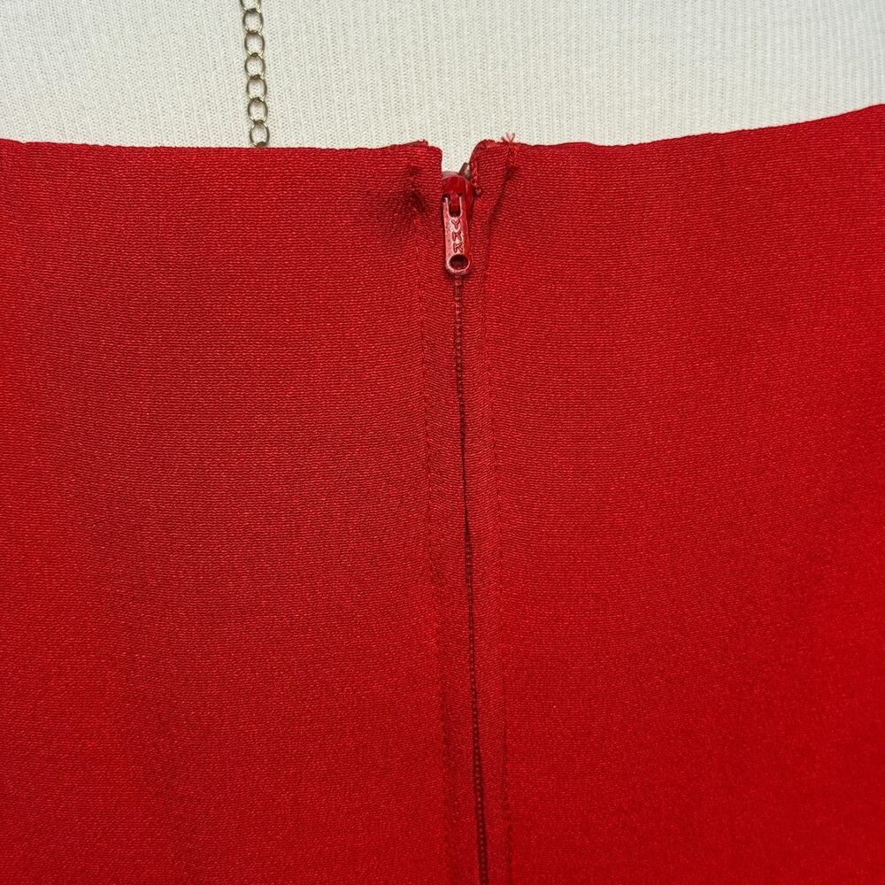 Morton Myles Red Bow Cocktail Dress 6 | Vintage 80s, Glam, Old Money - Picture 6 of 10